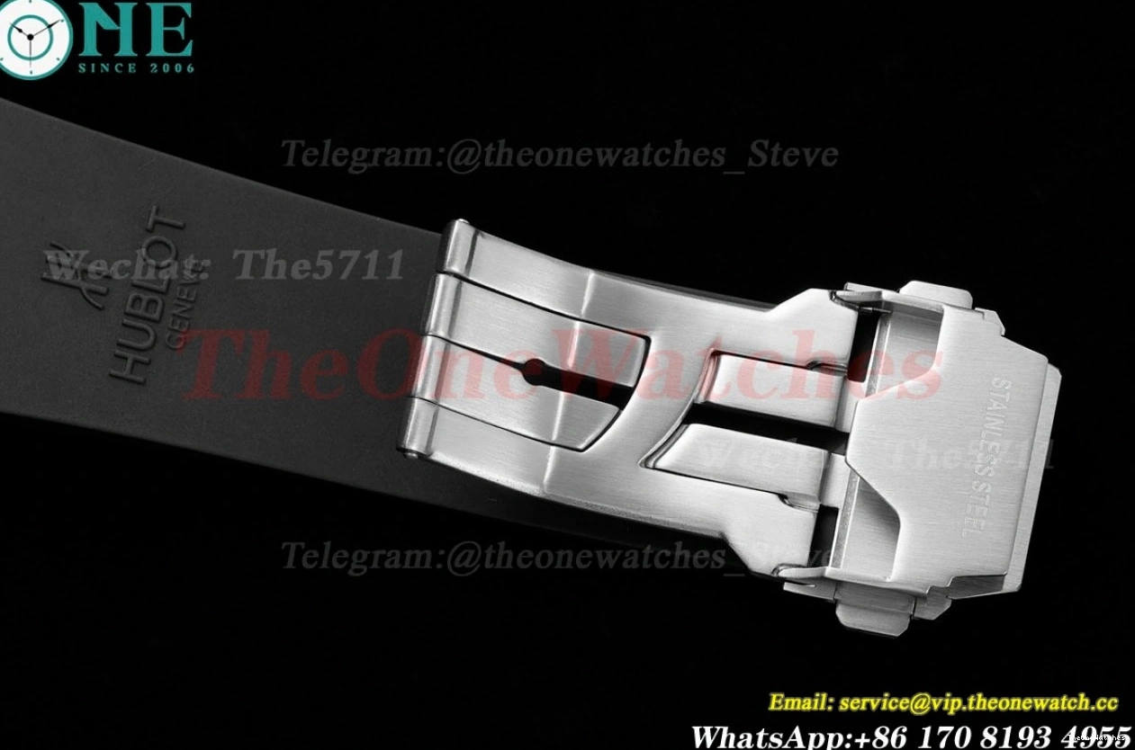 Diams Titanium Big Bang 44mm SS Diams Bezel BBF A1280 Rubber Unico 0421